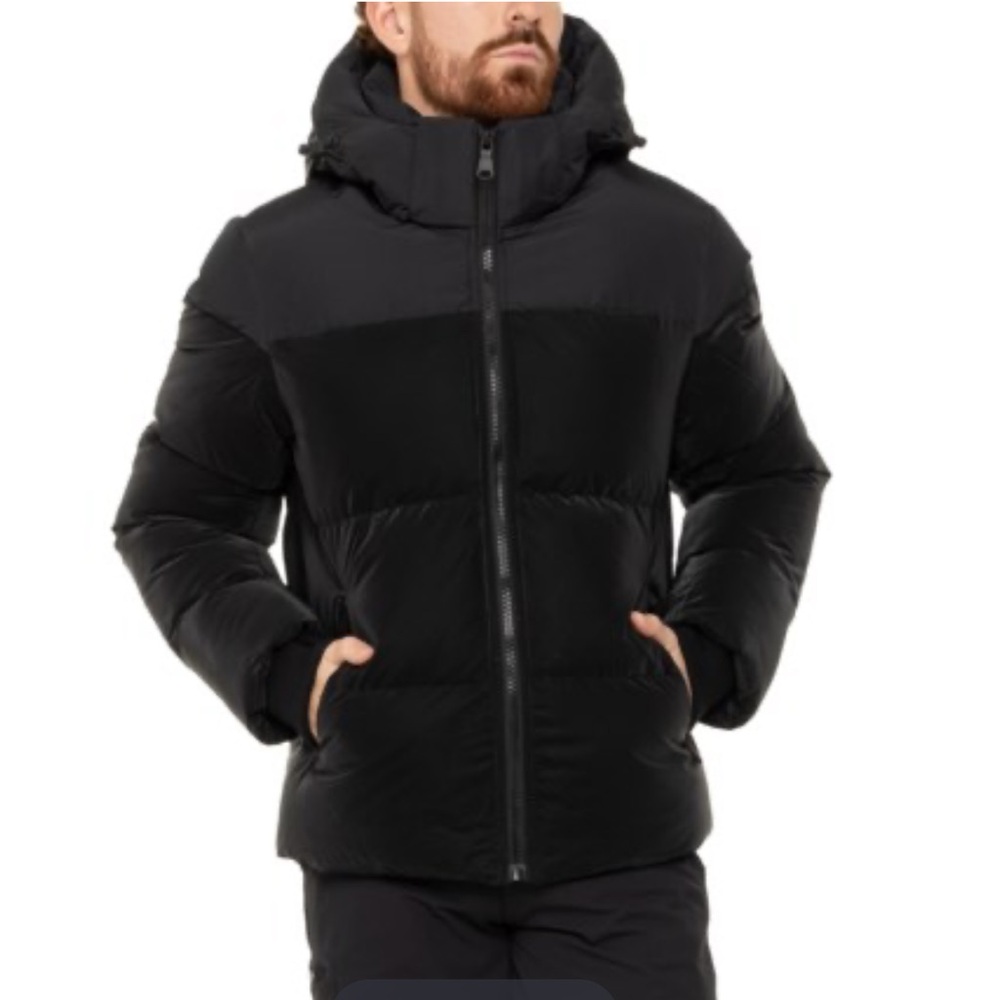 Pajar Mato mixed media puffer coat